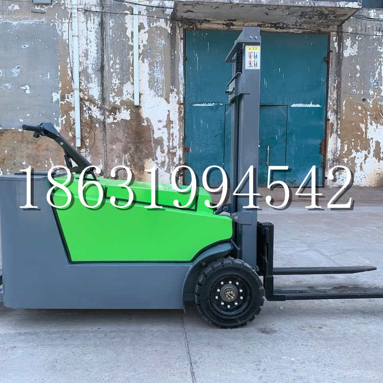 肃宁县小型电动叉车1吨2吨步行站驾式电瓶堆高充电装卸车液压升降车铲车
